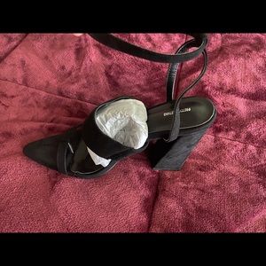 Brand new block heels with box and dust bag